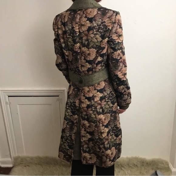 Philosophy Di Alberta Ferretti 90’s Romantic Tapestry Maxi Runway Rare Coat - Picture 13 of 16